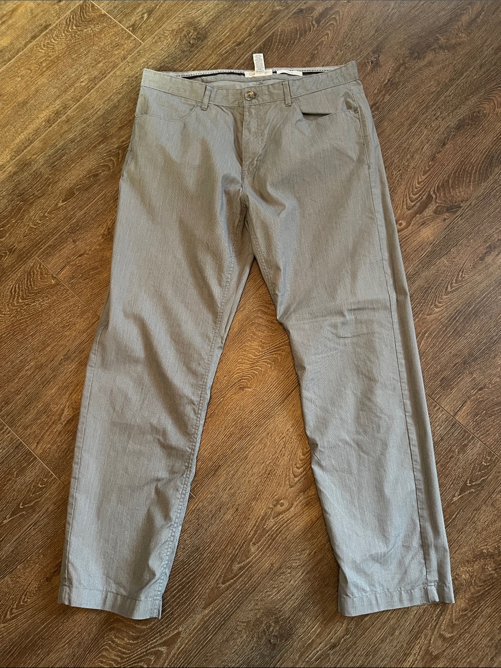 Calvin Klein Men's Light Gray Chinos
